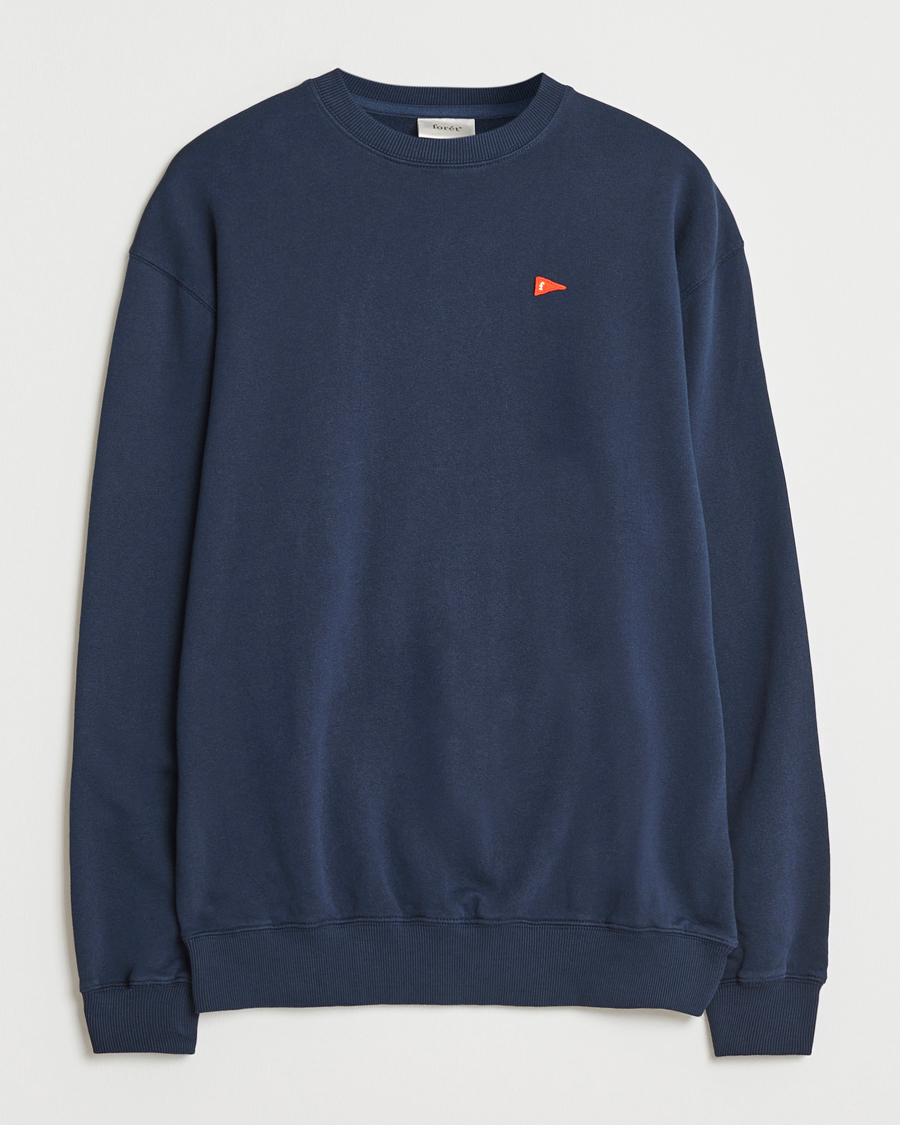 Hombres | Jerséis y prendas de punto | Forét | Flag Sweatshirt Navy
