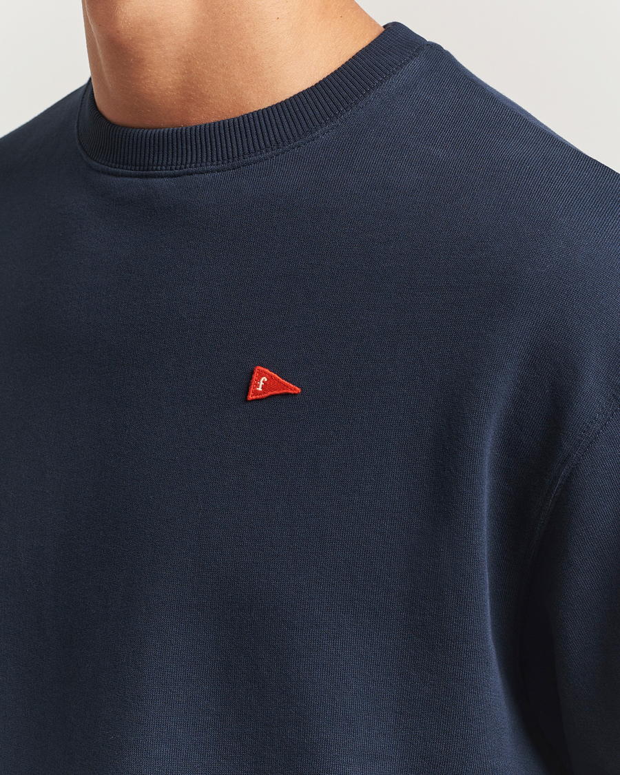 Hombres | Jerséis y prendas de punto | Forét | Flag Sweatshirt Navy