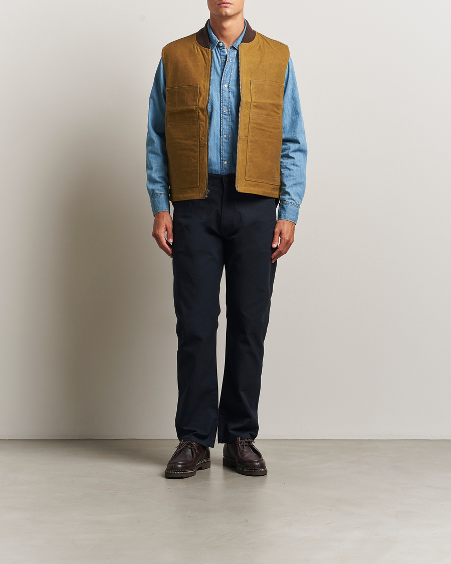 Hombres | Pantalones | Filson | Dry Tin 5 Pocket Pants Blue
