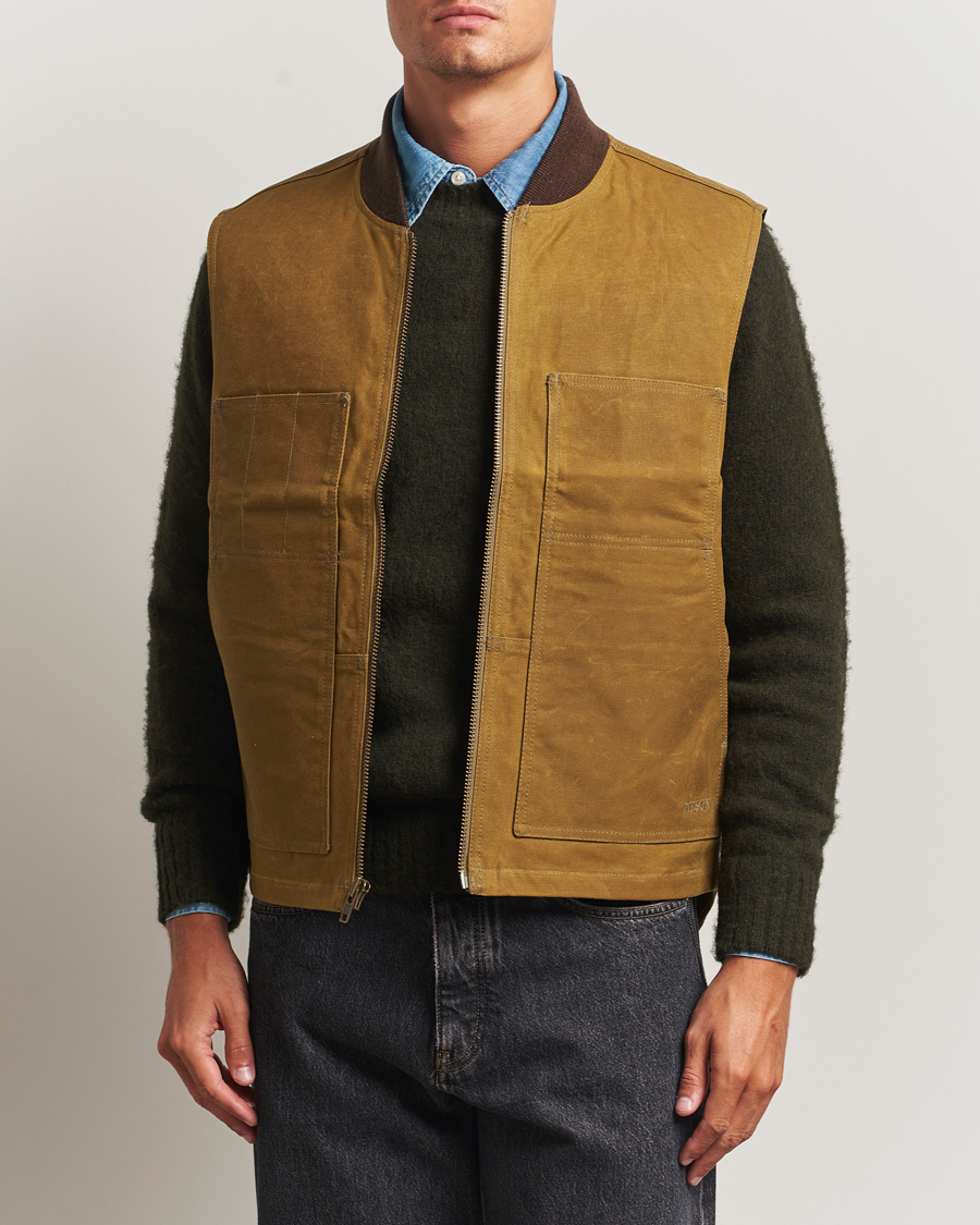 Hombres | Abrigos y chaquetas | Filson | Tin Cloth Insulated Work Vest Dark Tan