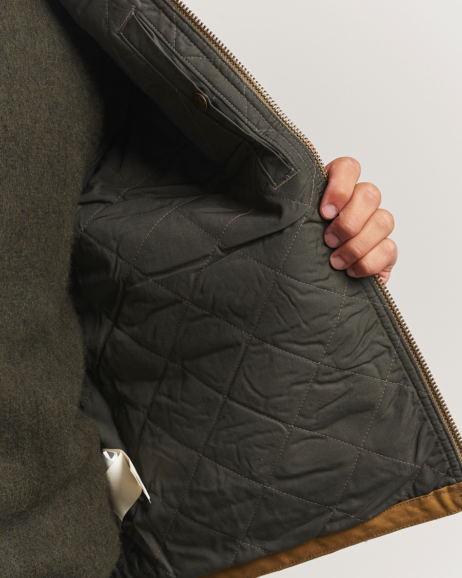 Hombres | Abrigos y chaquetas | Filson | Tin Cloth Insulated Work Vest Dark Tan