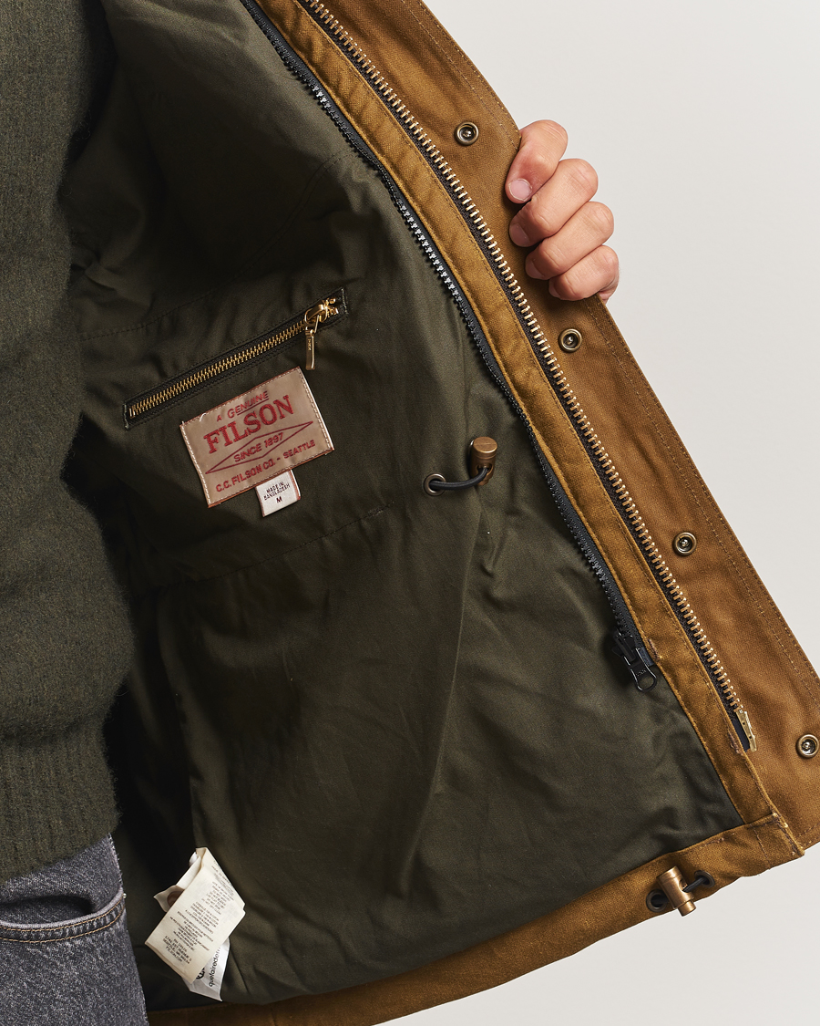 Hombres | Abrigos y chaquetas | Filson | Tin Cloth Field Jacket Dark Tan
