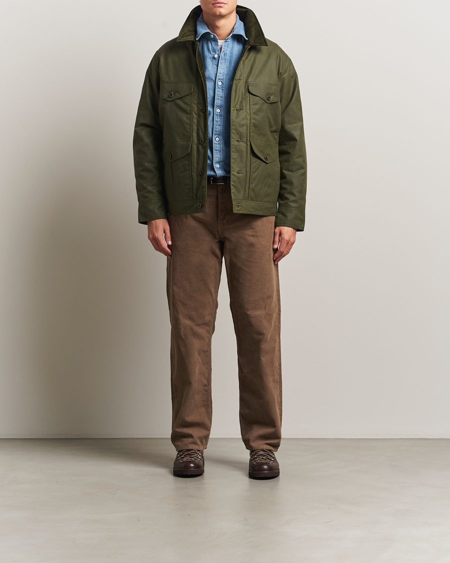 Hombres | Abrigos y chaquetas | Filson | Journeyman Waxed Jacket Otter Green