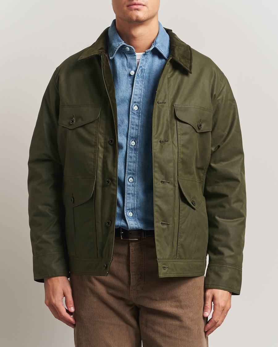 Hombres | Abrigos y chaquetas | Filson | Journeyman Waxed Jacket Otter Green