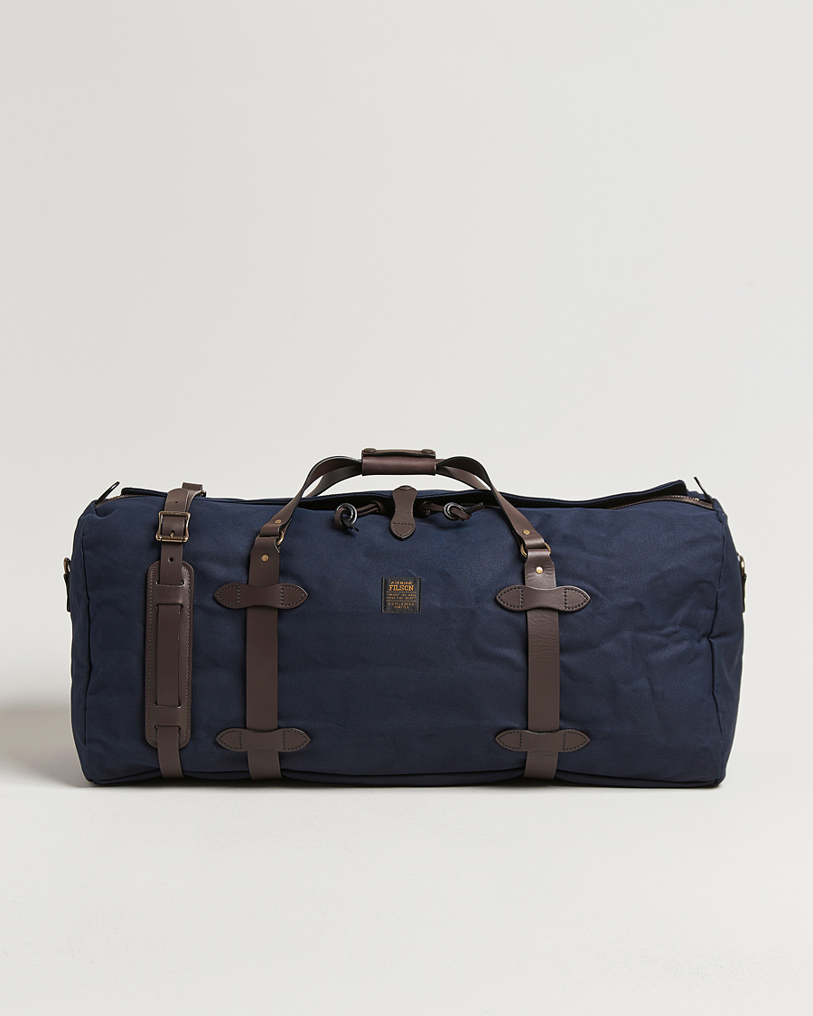 Hombres | Bolsos | Filson | Rugged Twill Duffle Large Navy