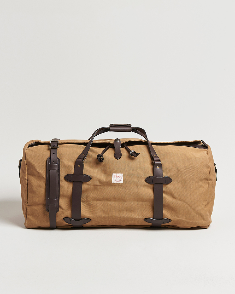 Hombres | Bolsos | Filson | Rugged Twill Duffle Large Tan