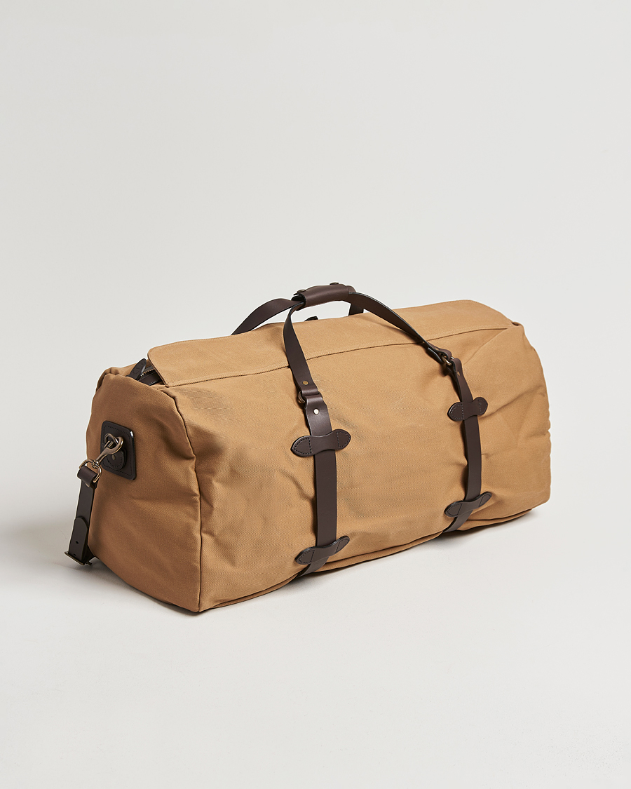 Hombres | Bolsos | Filson | Rugged Twill Duffle Large Tan