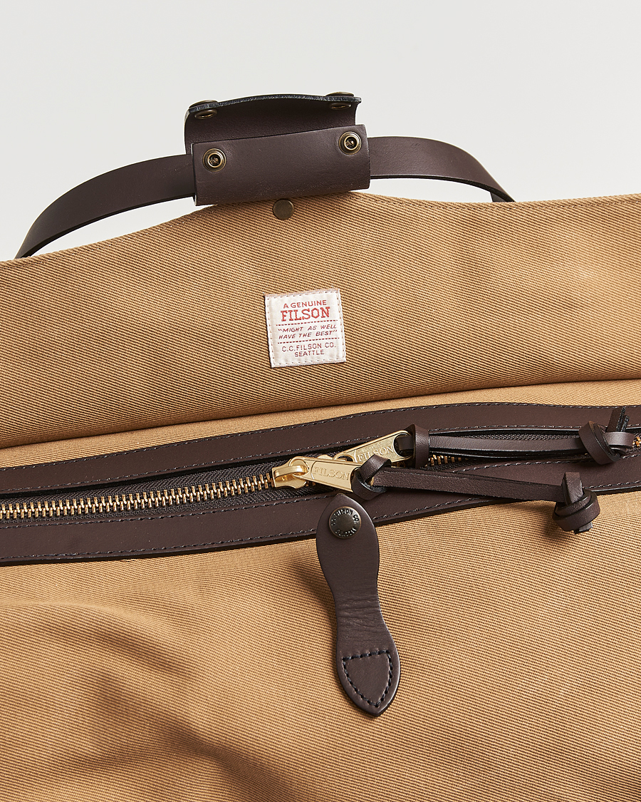 Hombres | Bolsos | Filson | Rugged Twill Duffle Large Tan