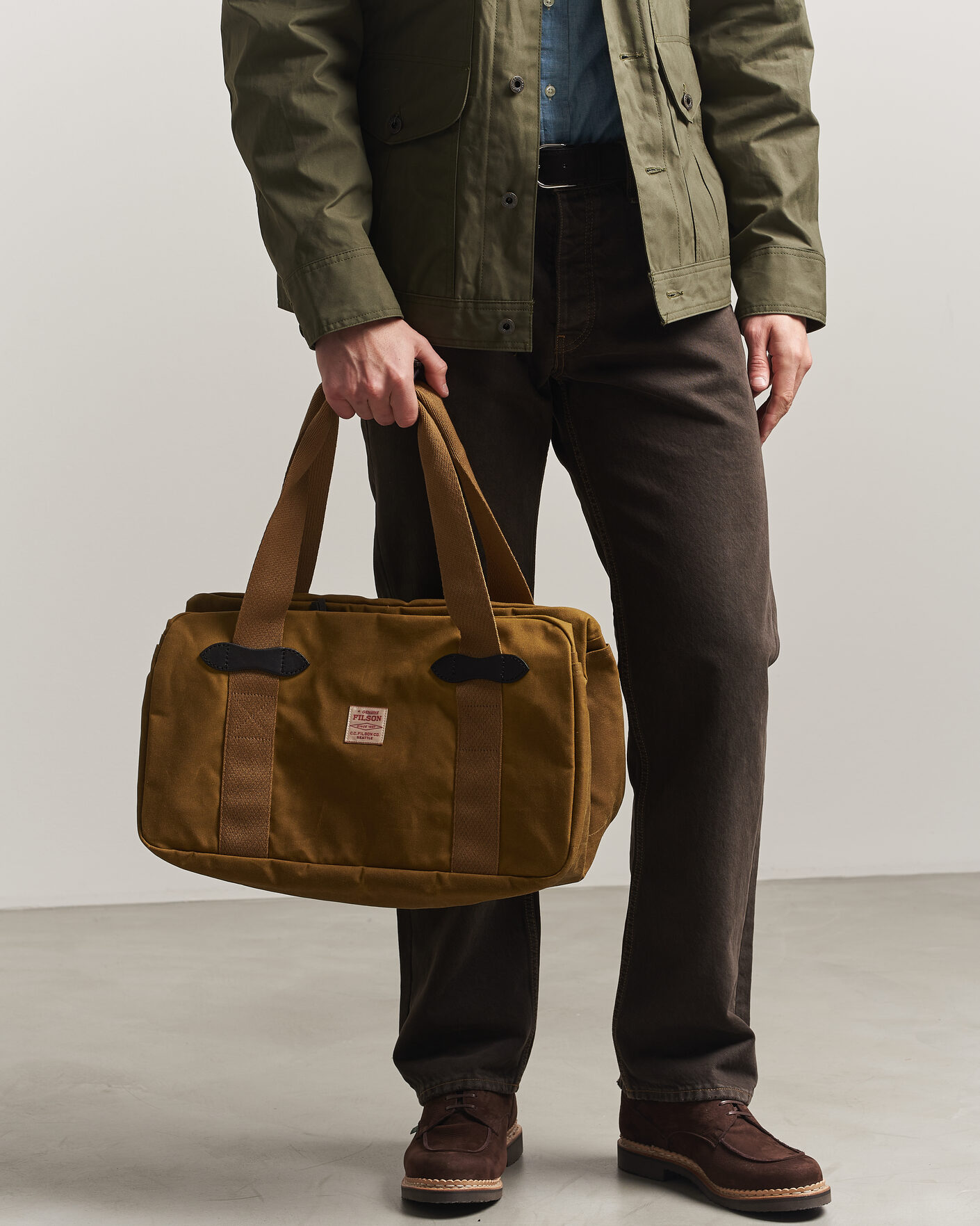 Hombres | Bolsos | Filson | Tin Cloth Small Duffle Tan