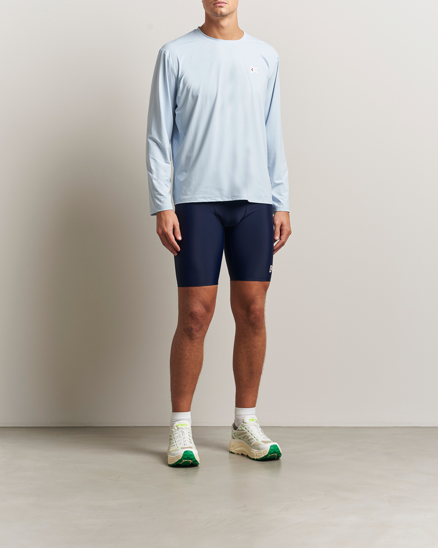Hombres | Pantalones cortos | District Vision | 9 Inch Half Tights Indigo