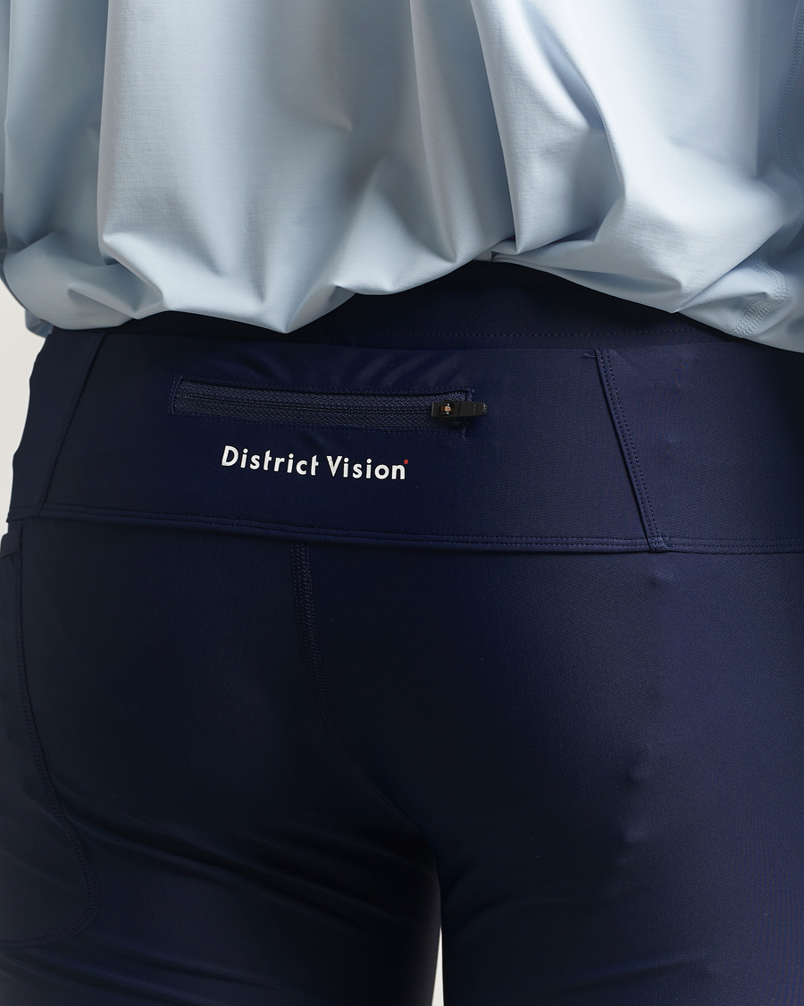 Hombres | Pantalones cortos | District Vision | 9 Inch Half Tights Indigo