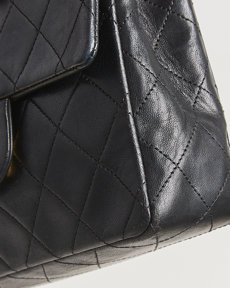 Hombres | Chanel Pre-Owned Classic Mini Flap Bag Black | Chanel Pre-Owned | Classic Mini Flap Bag Black