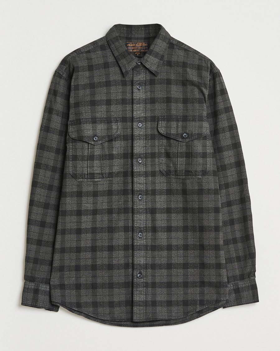 Hombres | Camisas | Filson | Checked Alaskan Guide Shirt Heather Grey