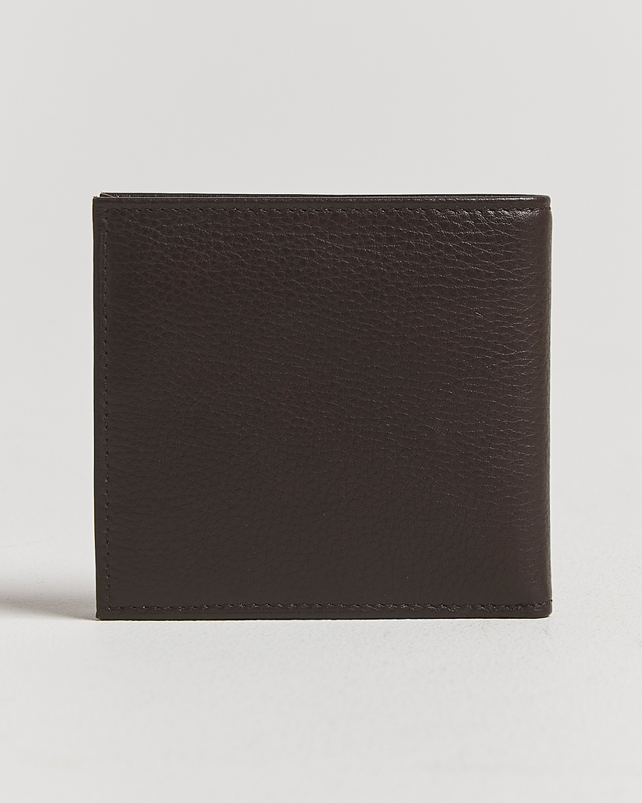 Hombres | Polo Ralph Lauren Pebbled Leather Billfold Wallet Brown | Polo Ralph Lauren | Pebbled Leather Billfold Wallet Brown