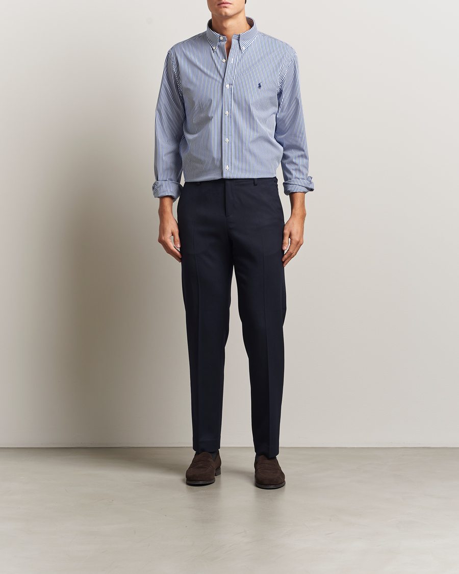 Hombres | Camisas | Polo Ralph Lauren | Custom Fit Stretch Poplin Shirt Bengal Stripe