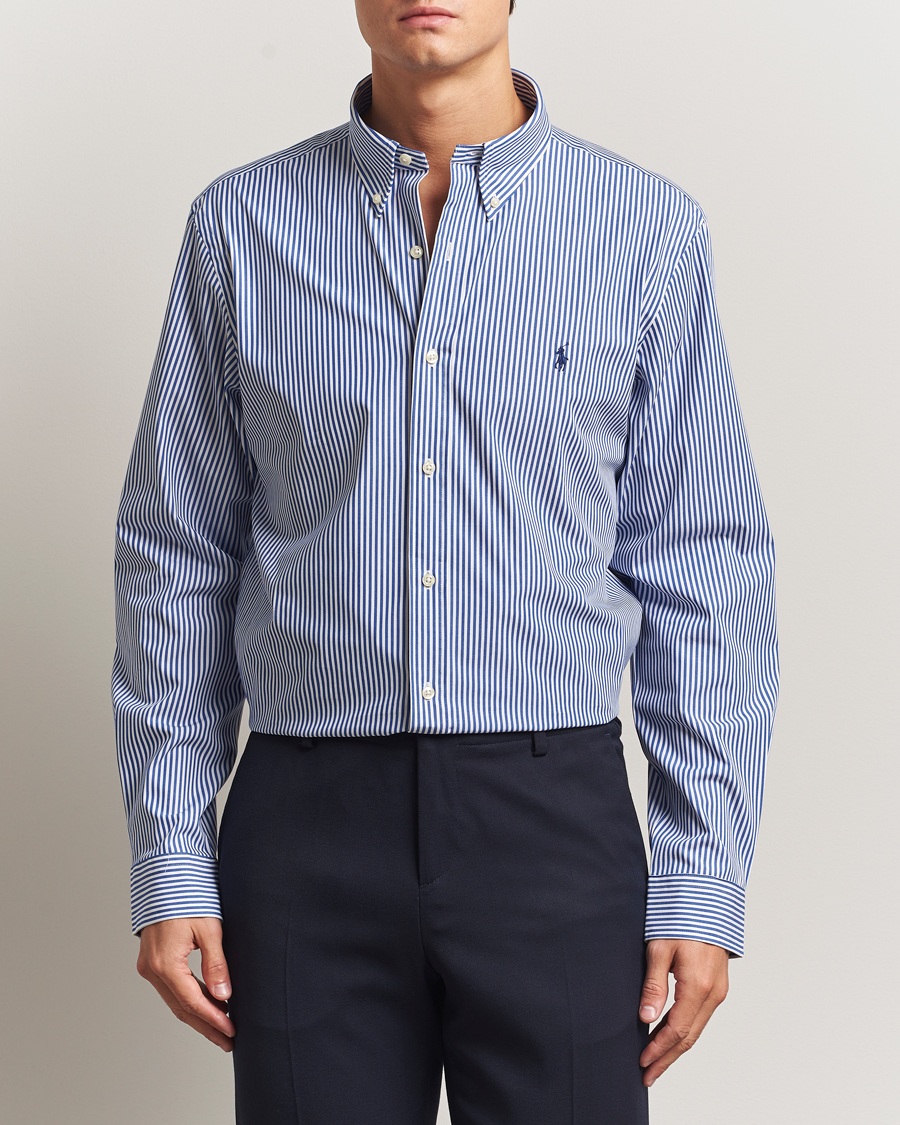 Hombres | Camisas | Polo Ralph Lauren | Custom Fit Stretch Poplin Shirt Bengal Stripe