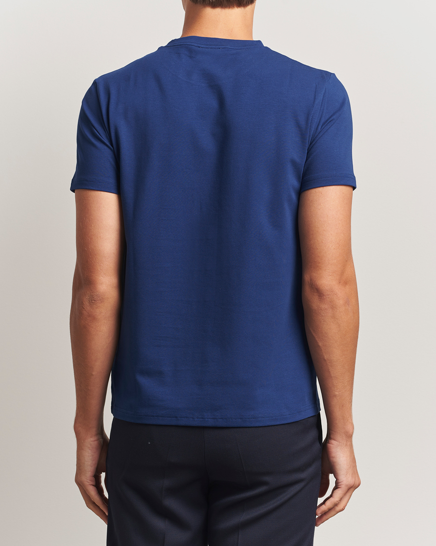 Hombres | Camisetas | Filippa K | Soft Lycra T-Shirt Royal Navy