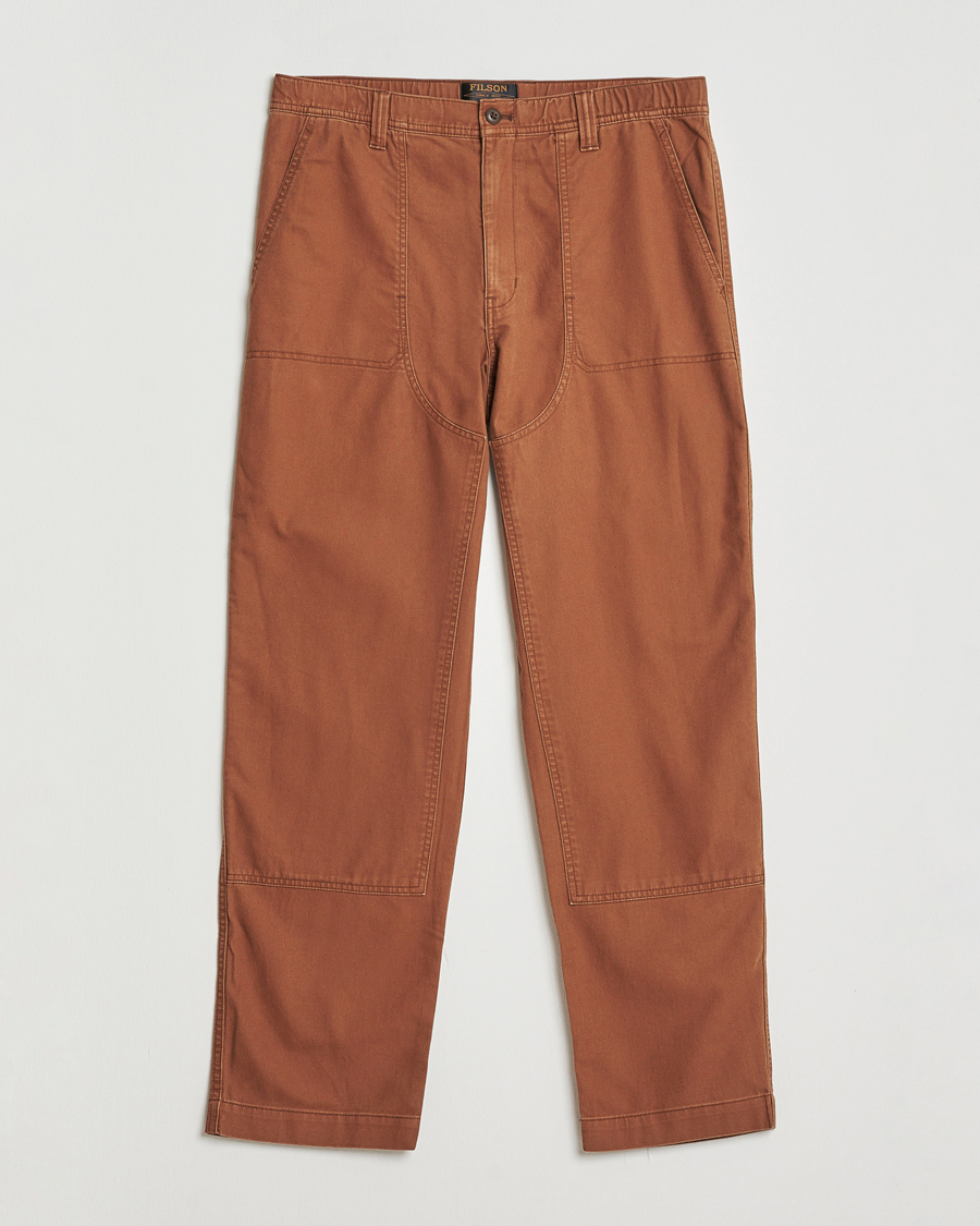 Hombres | Pantalones | Filson | Clarkston Double Front Pants Brown