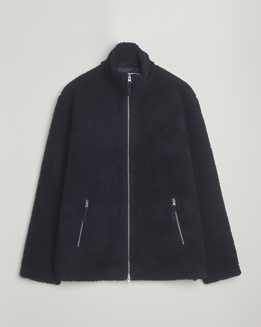 Hombres | Abrigos y chaquetas | A Day's March | Acton Fleece Jacket Navy