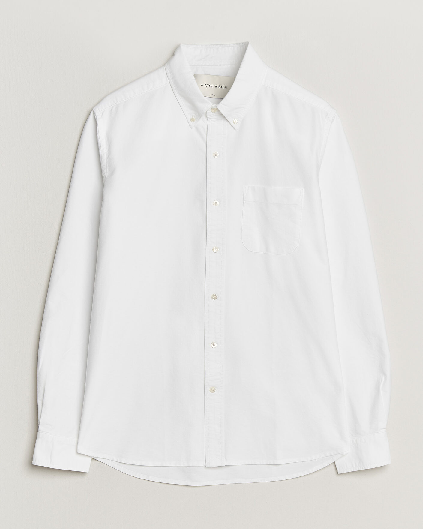 Hombres | Camisas | A Day's March | Classic Oxford Shirt White