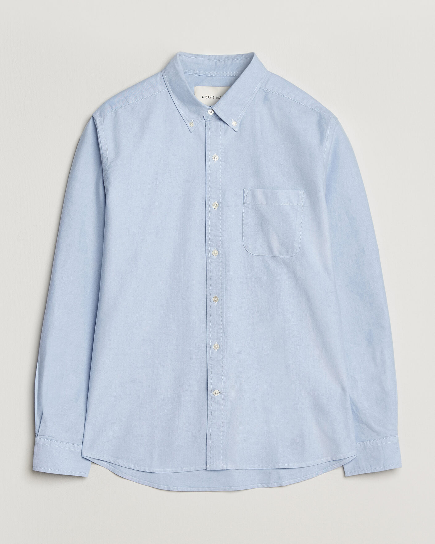 Hombres | Camisas | A Day's March | Classic Oxford Shirt Light Blue