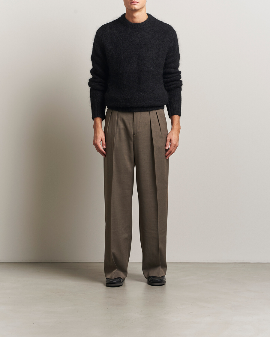 Hombres | Jerséis y prendas de punto | A Day's March | Tietar Mohair Sweater Black