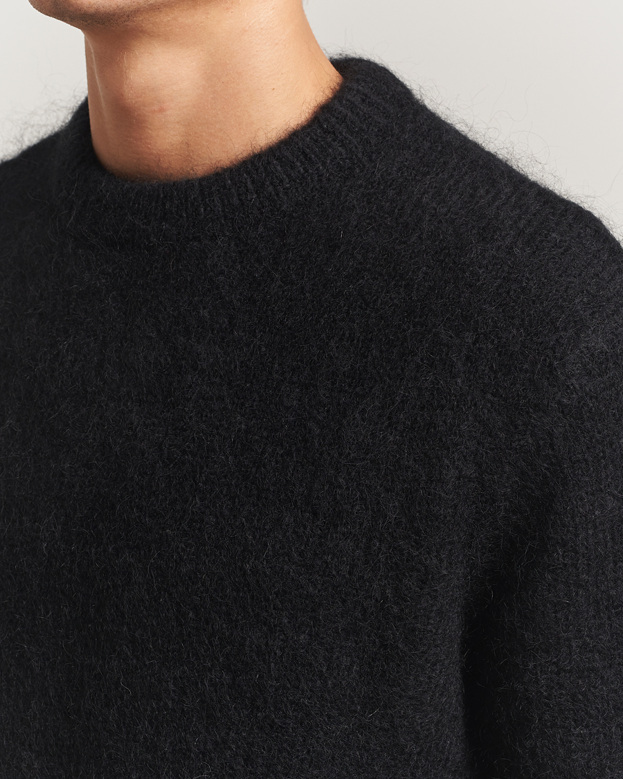 Hombres | Jerséis y prendas de punto | A Day's March | Tietar Mohair Sweater Black