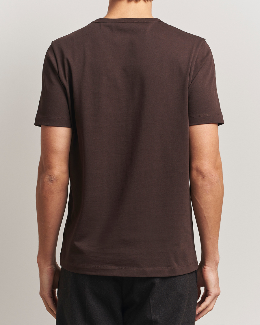 Hombres | Camisetas | A Day's March | Heavyweight T-Shirt Dark Brown