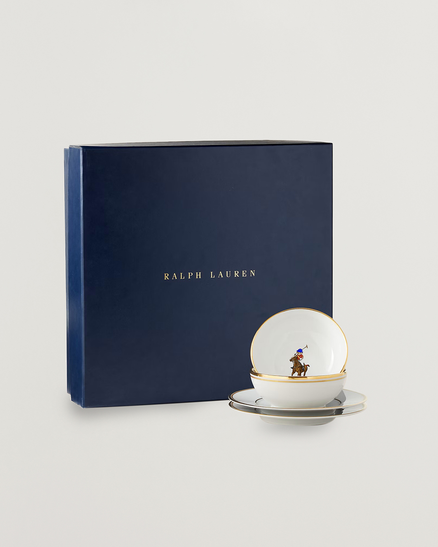 Hombres | Hogar | Ralph Lauren Home | Bowl and Plate Gift Set White/Gold