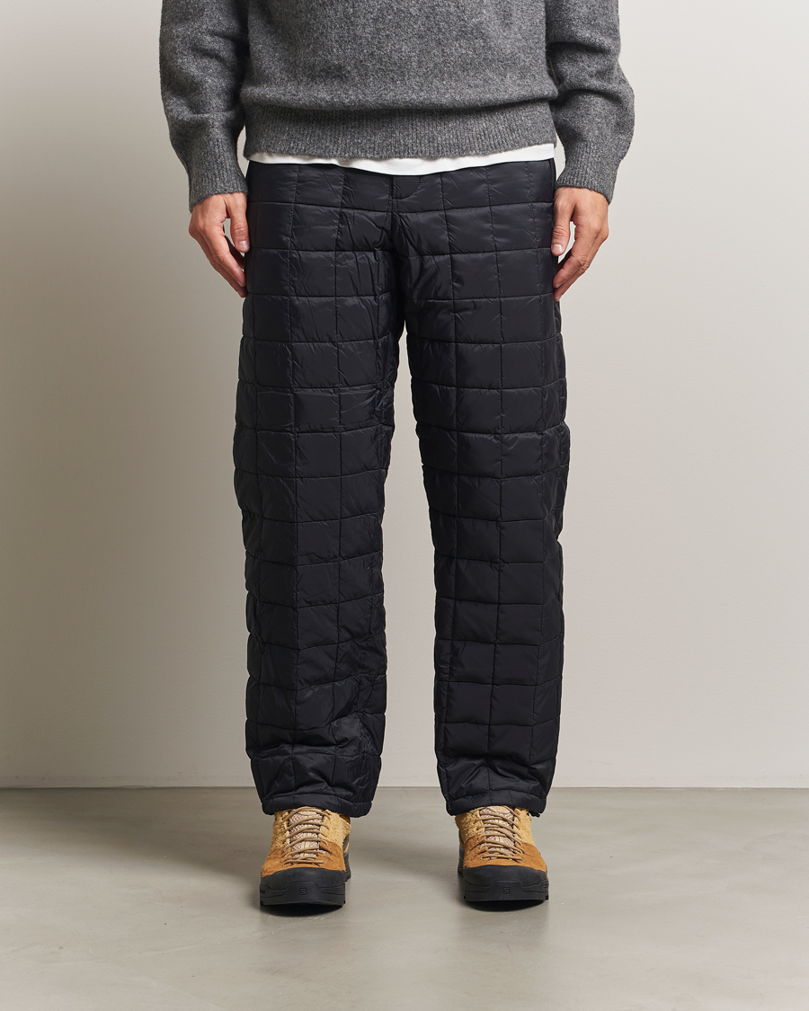 Hombres | Pantalones | TAION | Mountain Down Pants Black