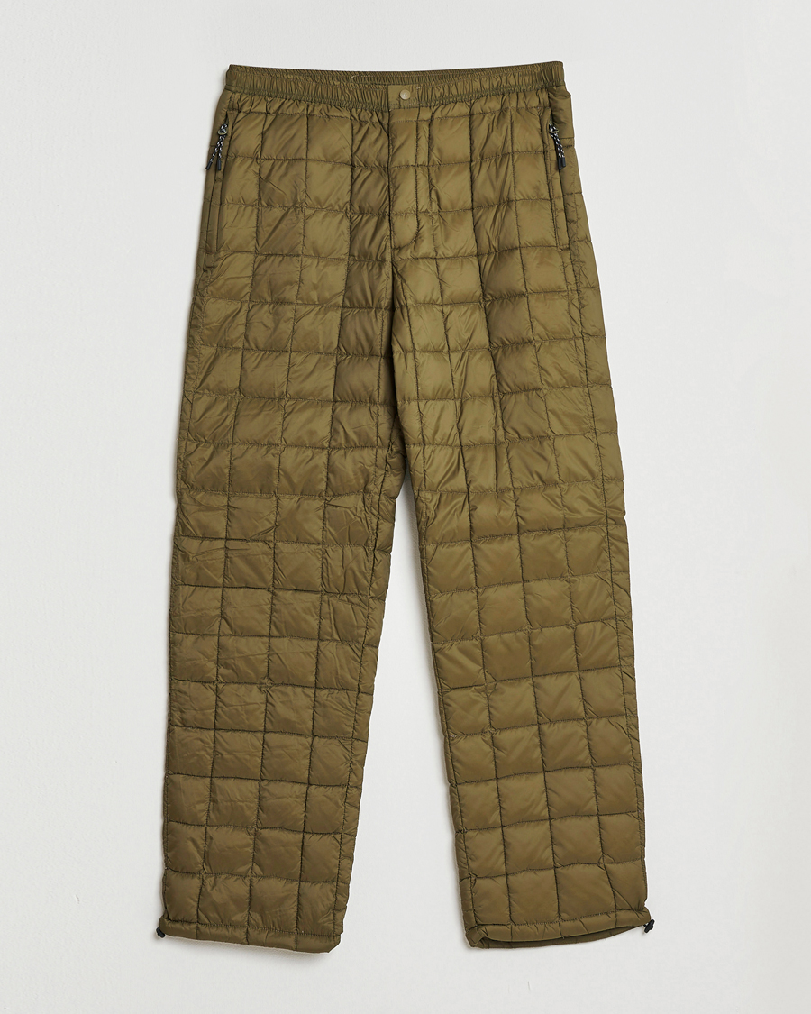 Hombres | Pantalones | TAION | Mountain Down Pants Olive