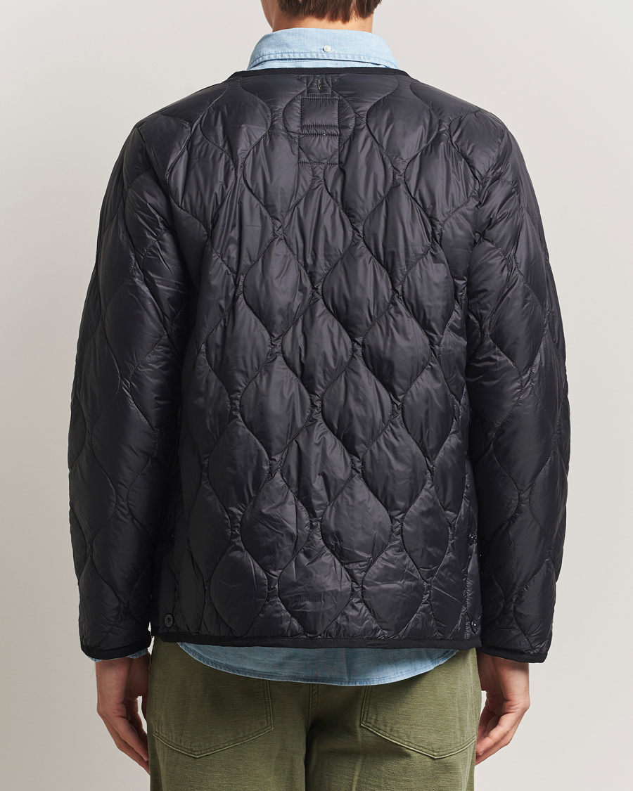 Hombres | Abrigos y chaquetas | TAION | Military Crew Neck Down Jacket Black