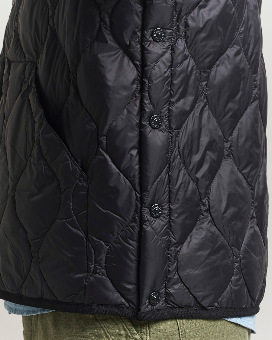 Hombres | Abrigos y chaquetas | TAION | Military Crew Neck Down Jacket Black