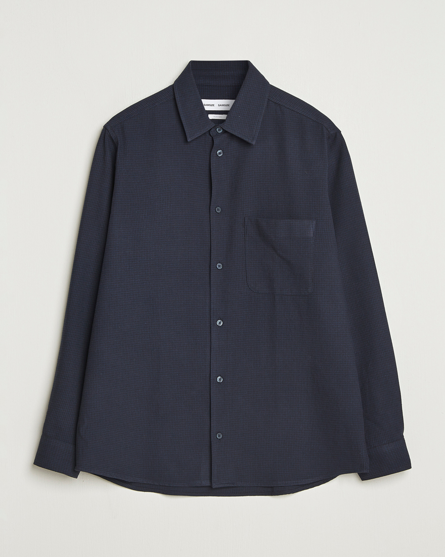 Hombres | Camisas | Samsøe Samsøe | Damon Overshirt Salute Navy