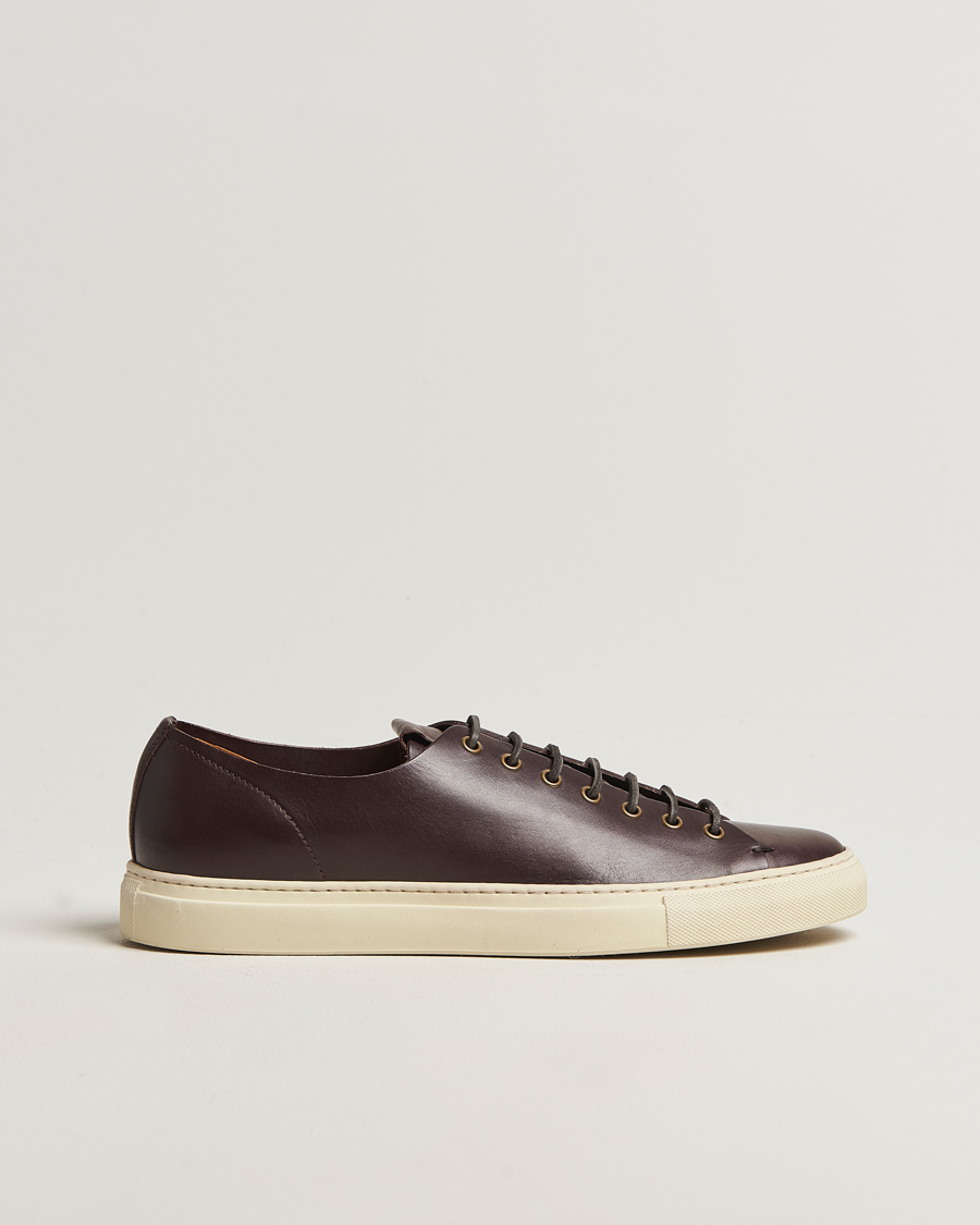 Hombres | Zapatillas | Buttero | Tanino Leather Sneaker Dark Brown