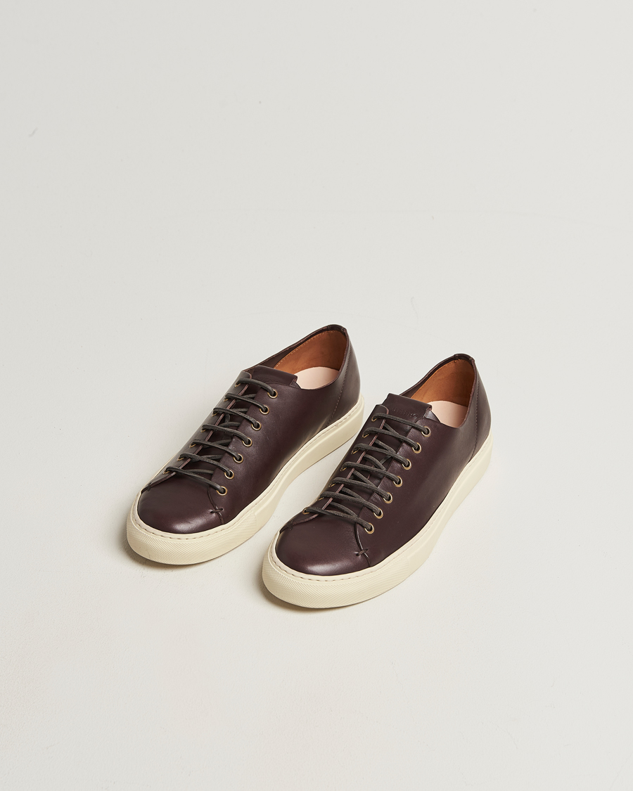 Hombres | Zapatillas | Buttero | Tanino Leather Sneaker Dark Brown