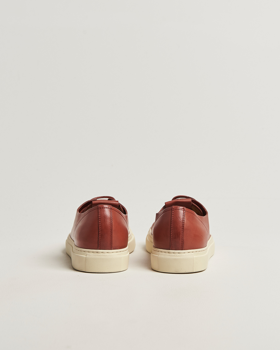 Hombres | Zapatillas | Buttero | Tanino Leather Sneaker Cognac