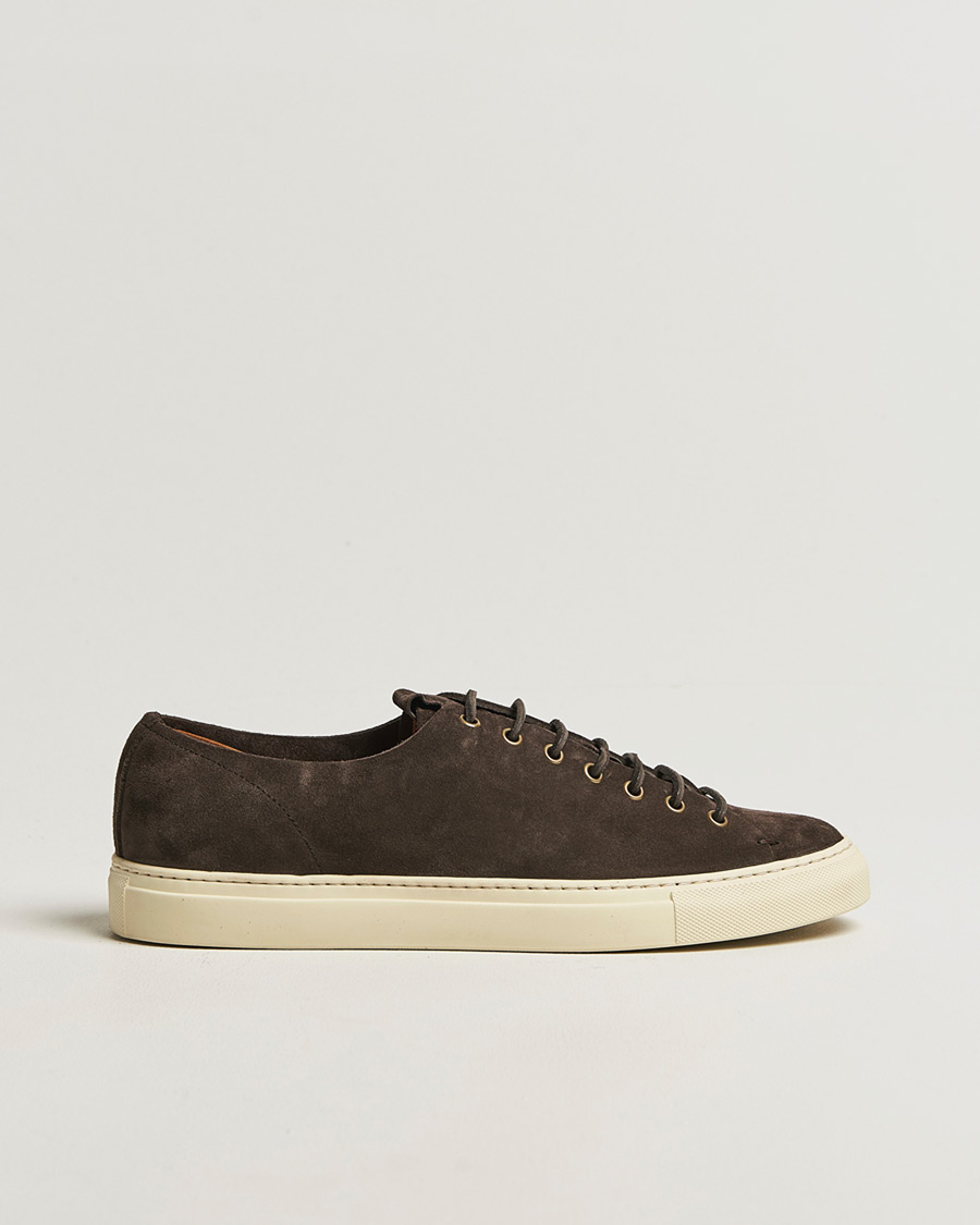 Hombres | Zapatillas | Buttero | Tanino Suede Sneaker Dark Brown
