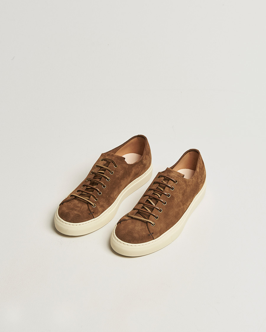 Hombres | Zapatillas | Buttero | Tanino Suede Sneaker Dark Brown