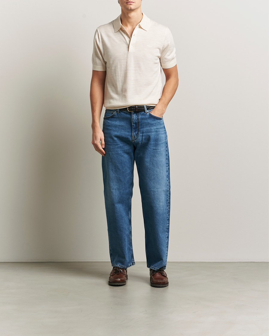 Hombres | Polos | Gant | Extrafine Merino Polo Seed Melange