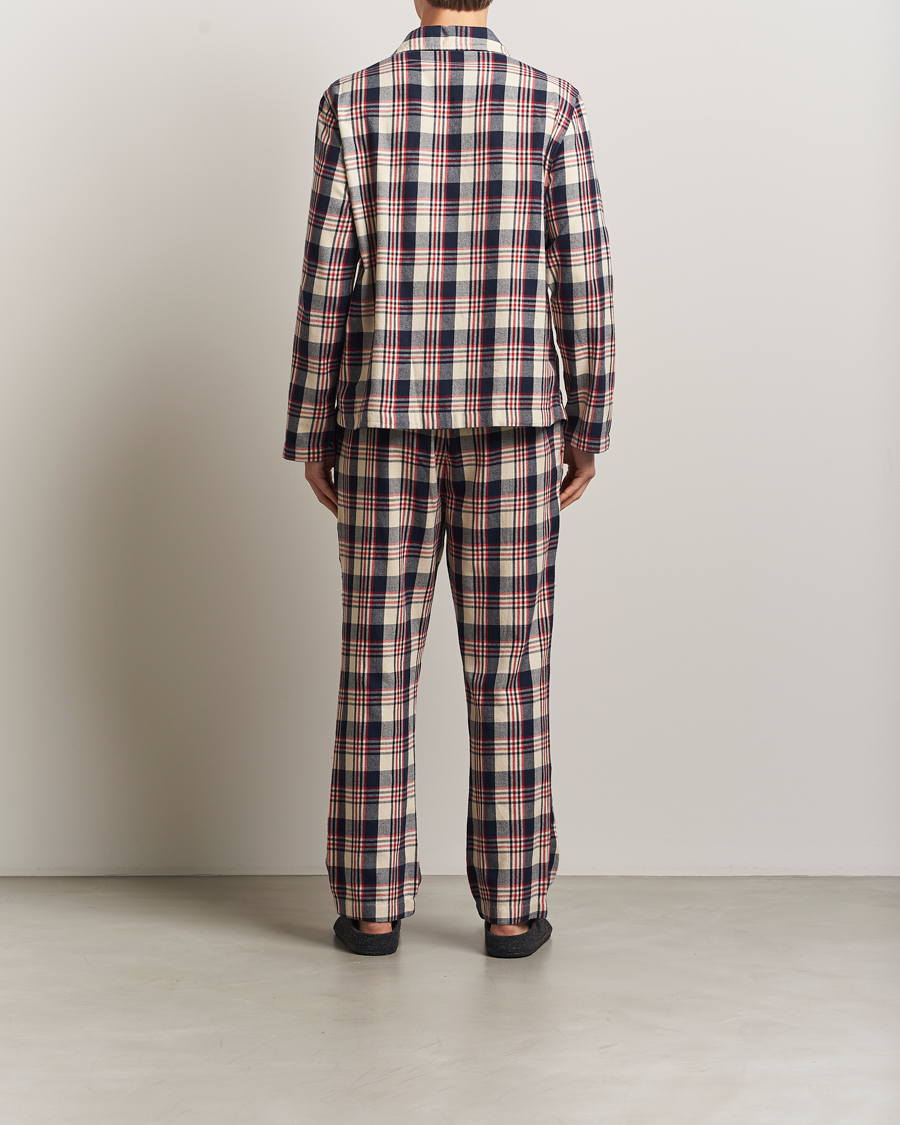 Hombres | GANT Flannel Checked Pyjama Set Ruby Red | Gant | Flannel Checked Pyjama Set Ruby Red