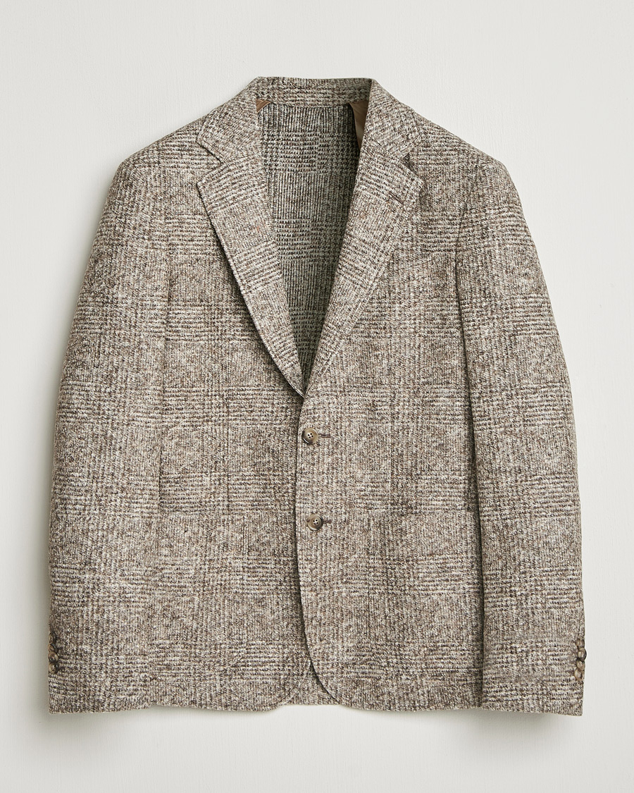 Hombres | Blazers | GANT | Wool Checked Blazer Seed Melange