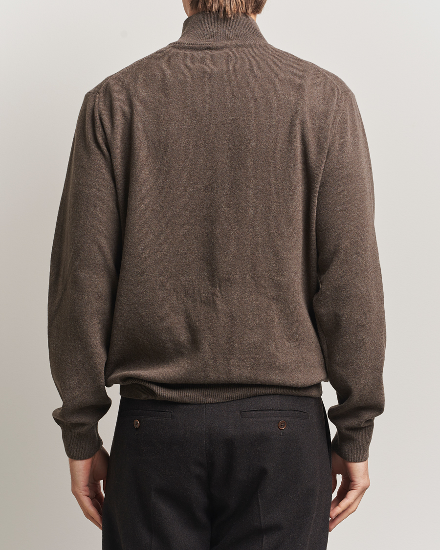 Hombres | Jerséis y prendas de punto | GANT | Superfine Lambswool Half Zip Seawood Melange