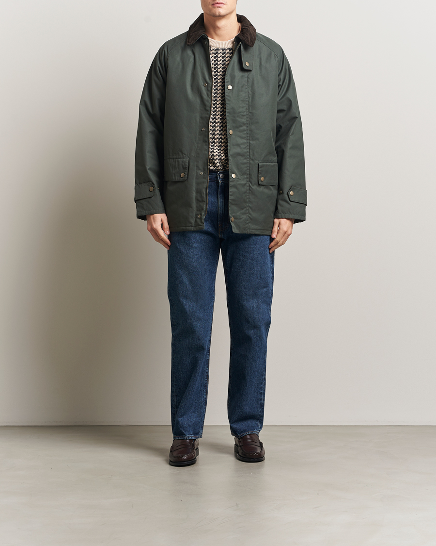 Hombres | Abrigos y chaquetas | Gant | Waxed Barn Jacket Woody Green