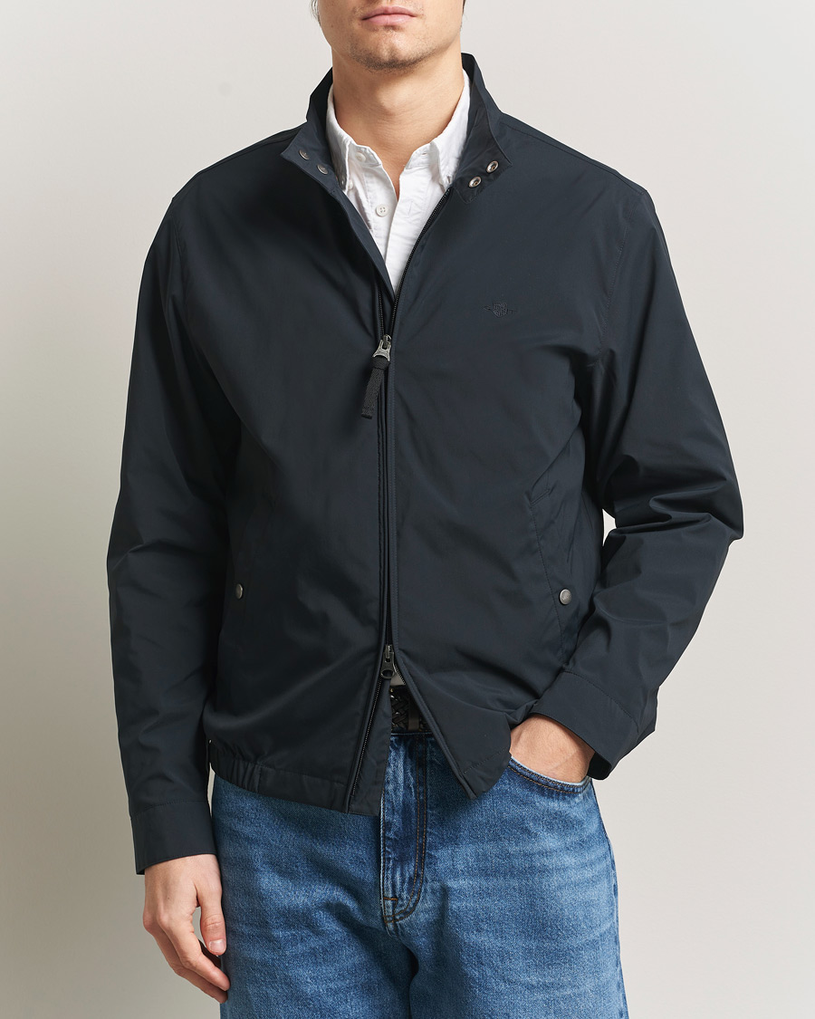 Hombres | Abrigos y chaquetas | GANT | Lightweight Harrington Jacket Black