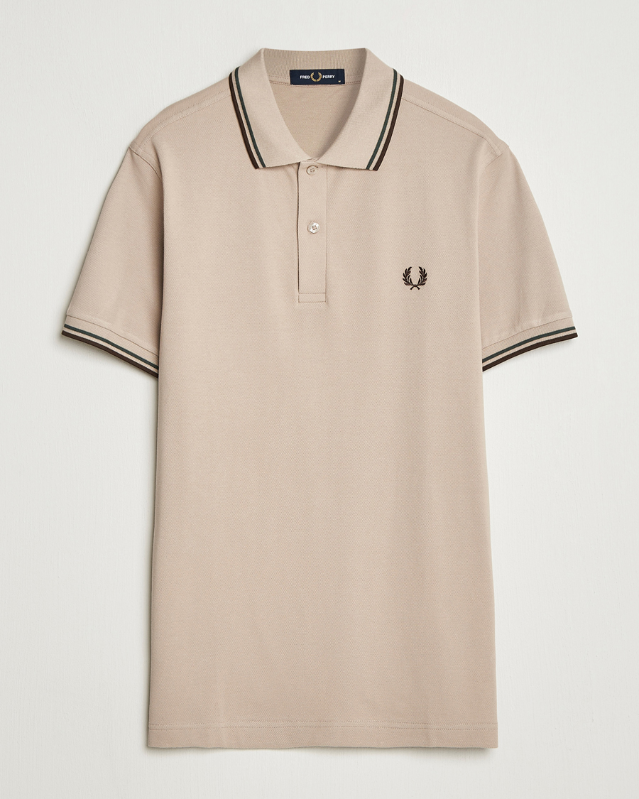 Hombres | Polos | Fred Perry | Twin Tipped Shirt Warm Oat
