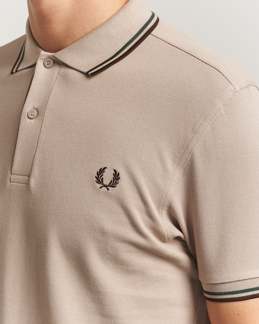 Hombres | Polos | Fred Perry | Twin Tipped Shirt Warm Oat