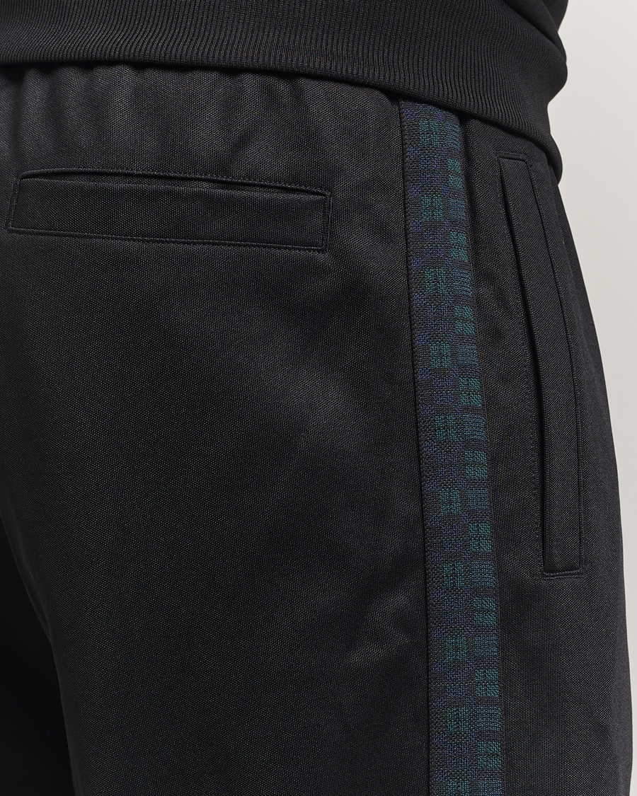Hombres | Pantalones | Fred Perry | Blackwatch Tartan Taped Track Pants Black