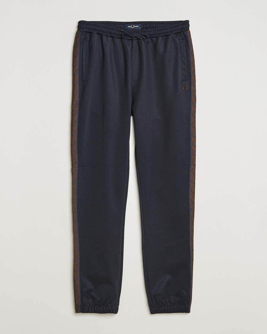 Hombres | Pantalones | Fred Perry | Taped Track Pants Navy