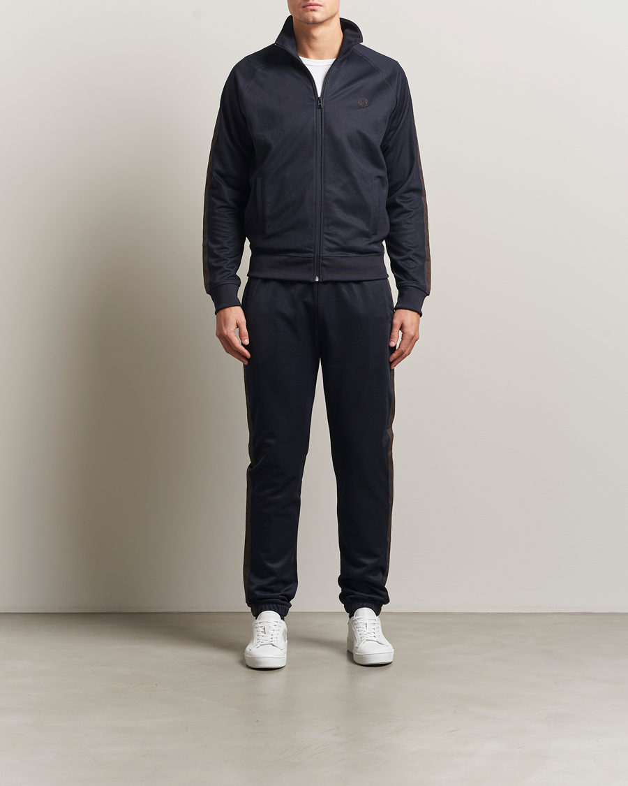 Hombres | Pantalones | Fred Perry | Taped Track Pants Navy